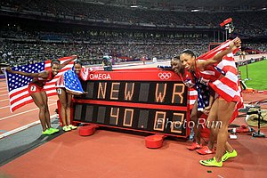 40.82 World Record 4X100