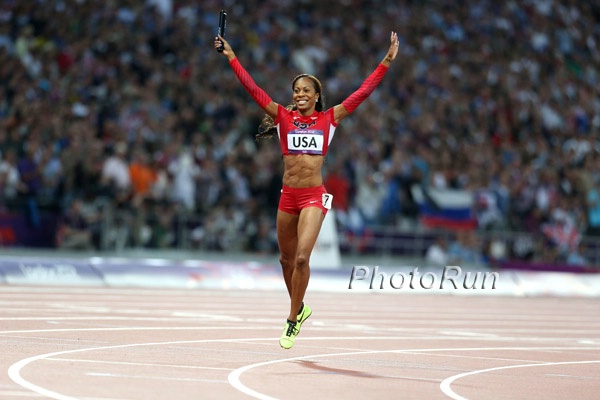 Sanya Richards Ross Gets 4x400 Gold