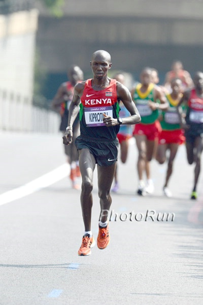 Wilson Kipsang Would Open the Race Up Early by Surging to Lead