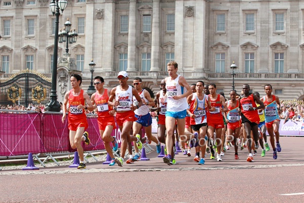 Men's Leaders at 5k with Meb Keflezighi