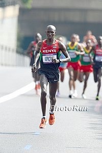 Wilson Kipsang Would Open the Race Up Early by Surging to Lead