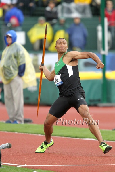 Ashton Eaton in the Javelin