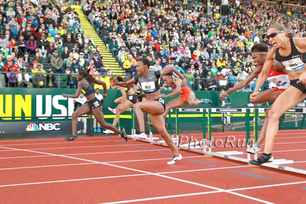 Dawh Harper, Kellie Wells, Lolo Jones