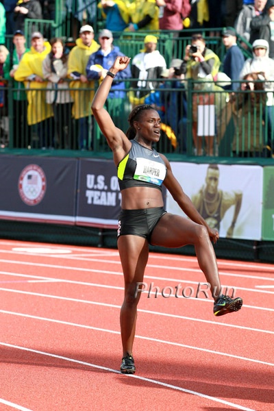 Dawn Harper Celebrates the Win