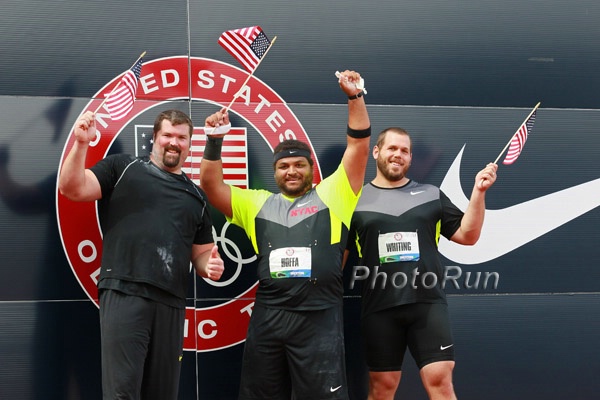 Christian Cantwell, Reese Hoffa, Ryan Whiting