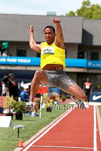 George Kitchens in Long Jump