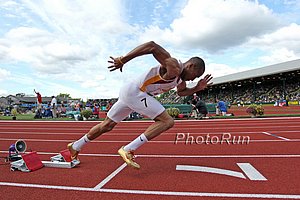 Bryshon Nellum of USC in Men' s 400m