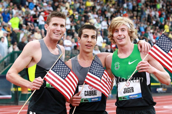 Kyle Alcorn, Donn Cabral, Evan Jager