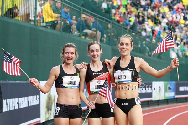 Kim Conley, Molly Huddle, Julie Culley
