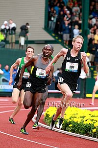 Rupp Leading on Final LAp