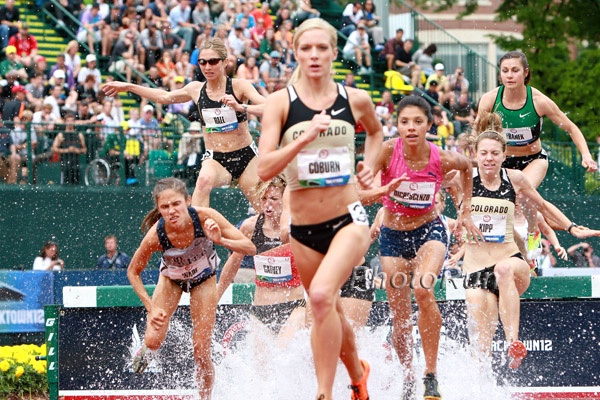 Women's 3000m Steeplechase Final: Emma Coburn