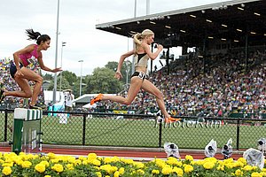 Emma Coburn Midflight
