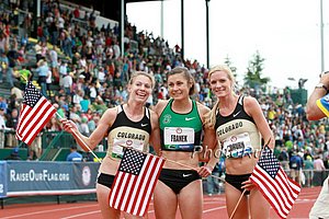 Shalaya Kipp, Bridget Franek, and Emma Coburn Your Olympic Team