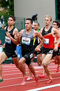Leo Manzano and Matt Centrowitz in Heat #2