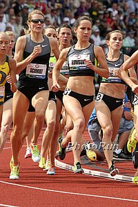 Heat #2 Shannon Rowbury and Alice Schdmidt