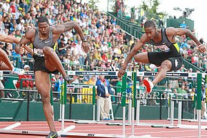 110m Hurdle Semifinal Photos