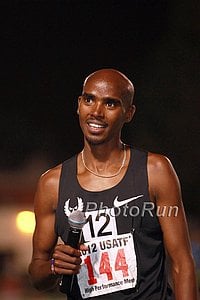 Mo Farah With Double Wins