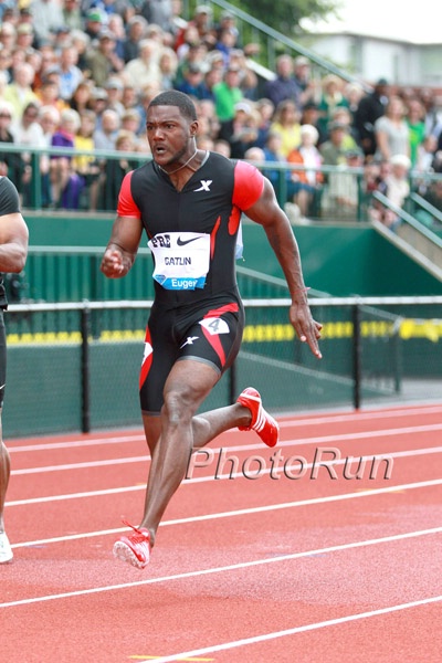 Justin Gatlin Won the 100m
