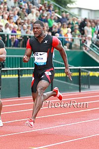 Justin Gatlin Won the 100m