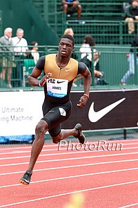 Kirani James Second in 400m but DQd