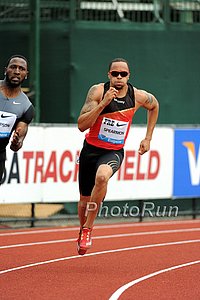 Wallace Spearmon Won a Slow 200