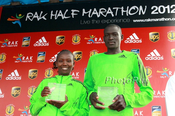 Mary Keitany and Dennis  Koech