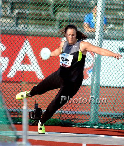 Zaneta Glanc in Discus