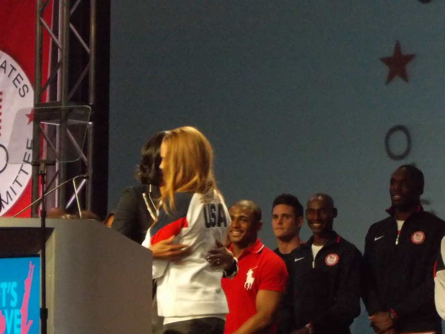 Swimmer Natalie Coughlin Introduced the First Lady