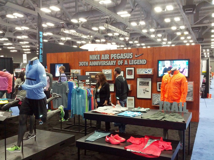 Nike Had a Small Booth