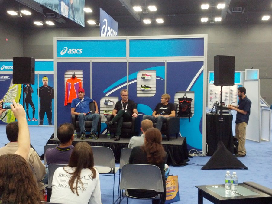 Asics Had the Biggest (Andy Potts, Designer Simon Bartold and The One and Only Ryan Hall)