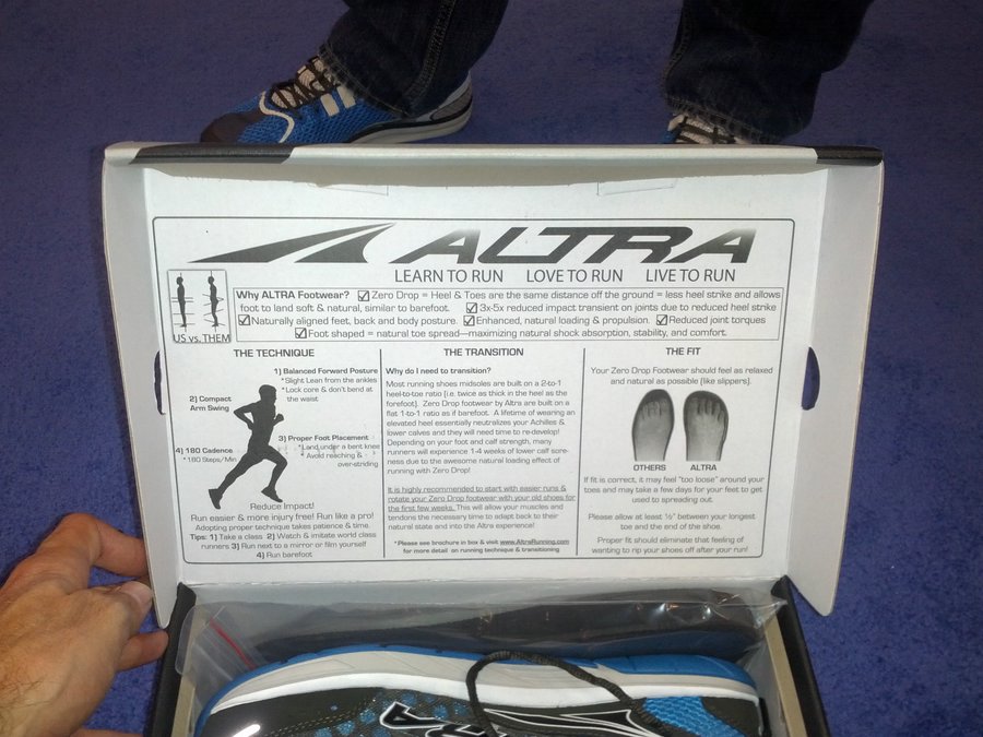 Instructions for the Altra Shoes