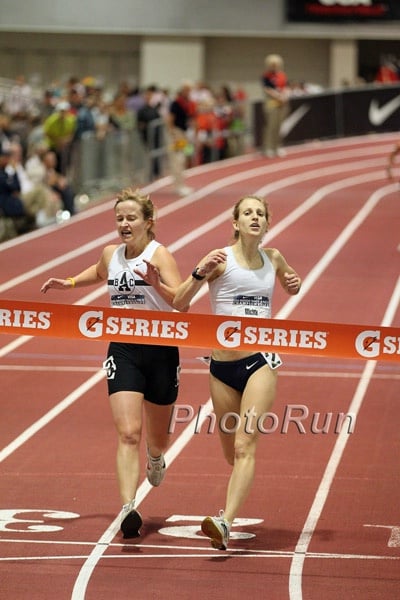 Seriously One of the Closest Finishes of the Day Maria Michta Over Erin Gray in 3000m Race Walk
