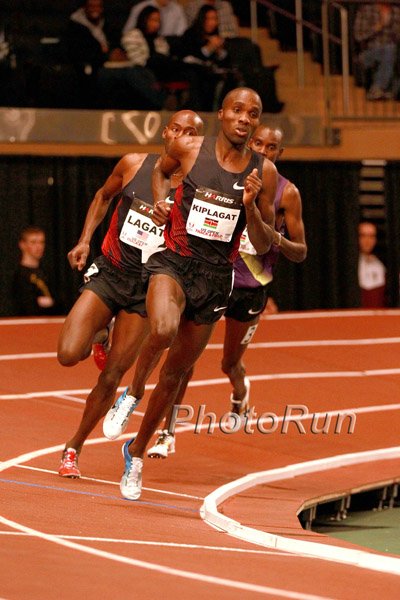 Silas Kiplagat, Bernard Lagat, and Dan Komen