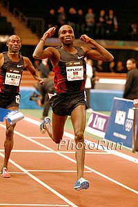 Silas Kiplagat Celebrating in Lagat's House