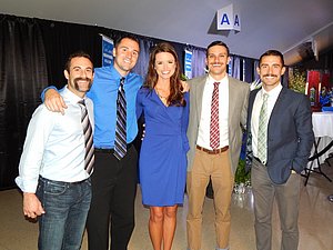 The local weather lady was a star attraction