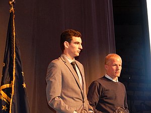 Patrick Tiernan of Villanova (l)
