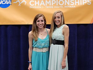 Juliet Bottorff of Duke and Cally McCumber of Kentucky