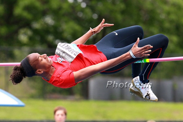 Brigetta Barrett in High Jump