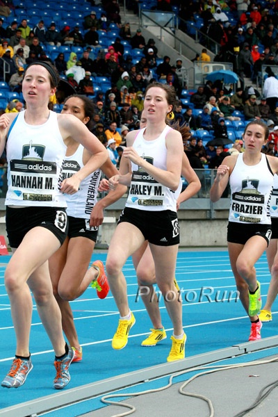 Hanna Meier, Haley Meier, and Wesley Frazier in High School Dream Mile