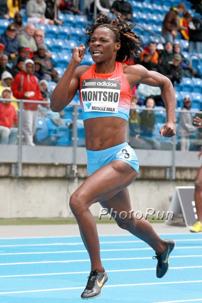 Amantle Montsho Went Sub 50 in Poor Conditions