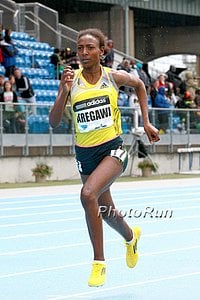 Abeba Aregawi With the 4:03.69 Win in the 1500m