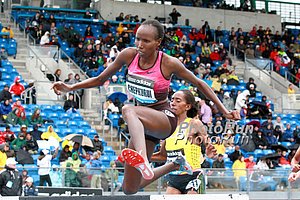 Lidya Chepkurui in Steeple