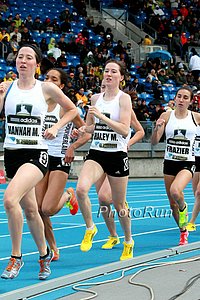 Hanna Meier, Haley Meier, and Wesley Frazier in High School Dream Mile