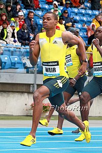 Warren Weir 20.11 Won the 200m
