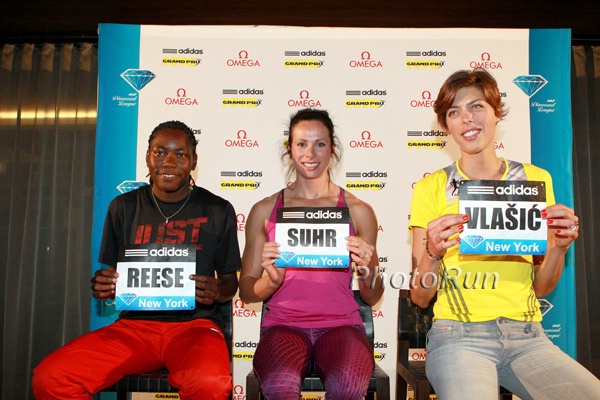 Brittney Reese, Jenn Suhr, Blanka Vlasic