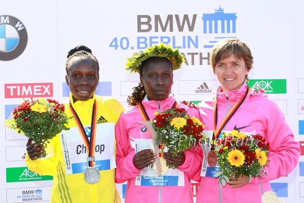 Sharon Cherop, Florence Kiplagat, Irina Mikitenko