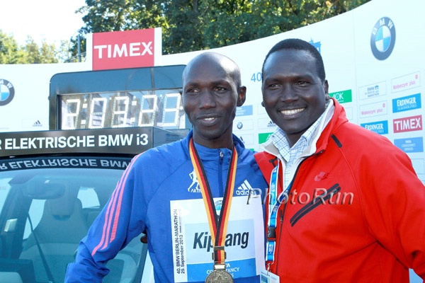 Wilson Kipsang and Former World Record Holder Paul TErgat
