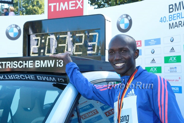 2:03:23 New World Record for Kipsang