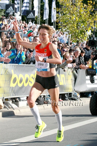 Irinia Mikitenko New Masters WR of 2:24:54