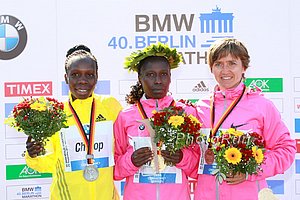 Sharon Cherop, Florence Kiplagat, Irina Mikitenko